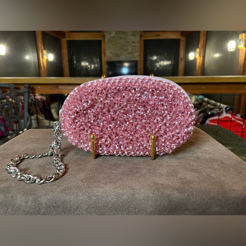 Anteprima pink wire bag wristlet